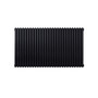 Klon. D600 Horizontal Radiator: Signal Black (RAL 9004) 600mm H x 1051mm L - Clearance-Klon-Horizontal-KOLON-D628B-Black.jpg