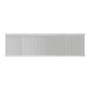 Klon. D600 Horizontal Radiator: Traffic White (RAL 9016) 600mm H x 2039mm L - Clearance-Klon-Horizontal-KOLON-D654W-White.jpg