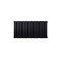 Klon. D420 Horizontal Radiator: Signal Black (RAL 9004) 420mm H x 823mm L - Clearance-Klon-Horizontal-KOLON-D422B-Black.jpg