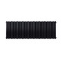 Klon. D420 Horizontal Radiator: Signal Black (RAL 9004) 420mm H x 1203mm L - Clearance-Klon-Horizontal-KOLON-D432B-Black.jpg