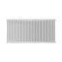 Klon. D420 Horizontal Radiator: Traffic White (RAL 9016) 420mm H x 1203mm L - Clearance-Klon-Horizontal-KOLON-D432W-White.jpg
