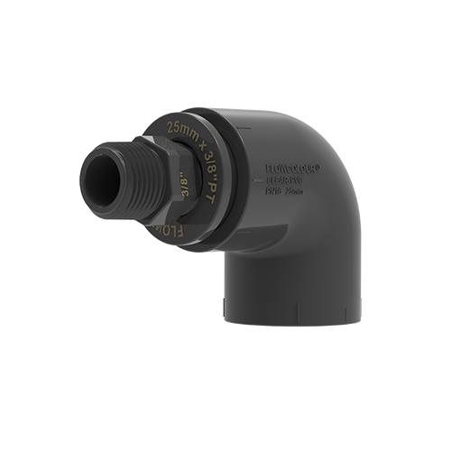 Flowcolour SxT Grey DIN Female Threaded Push In Reducer