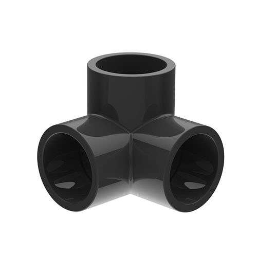 SxSxS Grey DIN 3 Way Elbow