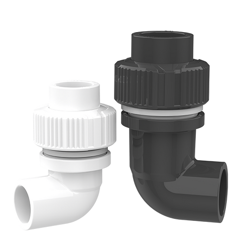 SxS DIN Quick Elbow Bulkhead