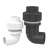 SxS DIN Quick Elbow Bulkhead