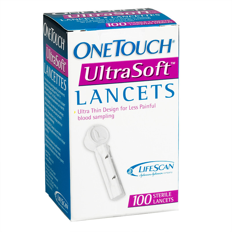 Lifescan One Touch UltraSoft Lancets 100/box