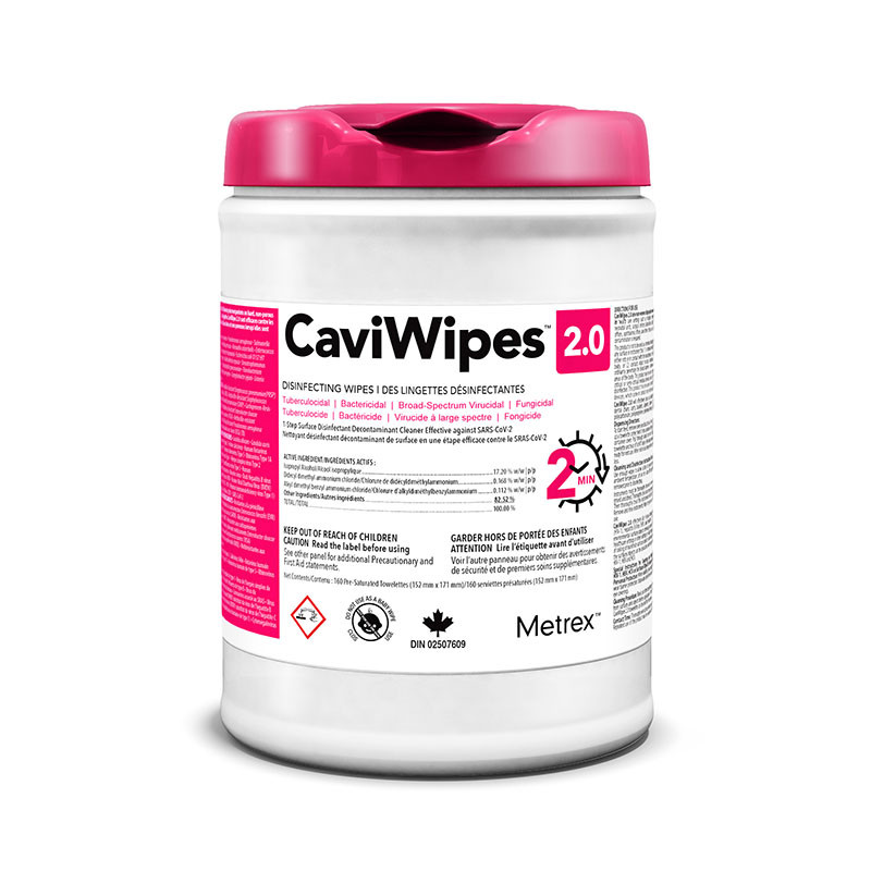 Metrex CaviWipes 2.0 Surface Disinfectant Wipes