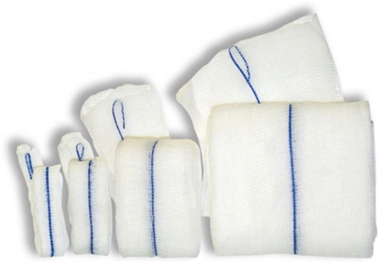 OR Packing Gauze XRay Detectable 2" x 42" 1/pkg, 50pk/case Valuemed