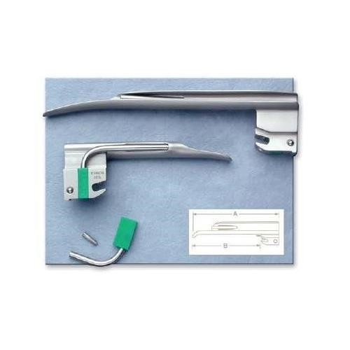 ADC Satin Fiberoptic Miller Laryngoscope Blade 2 (Child) Valuemed