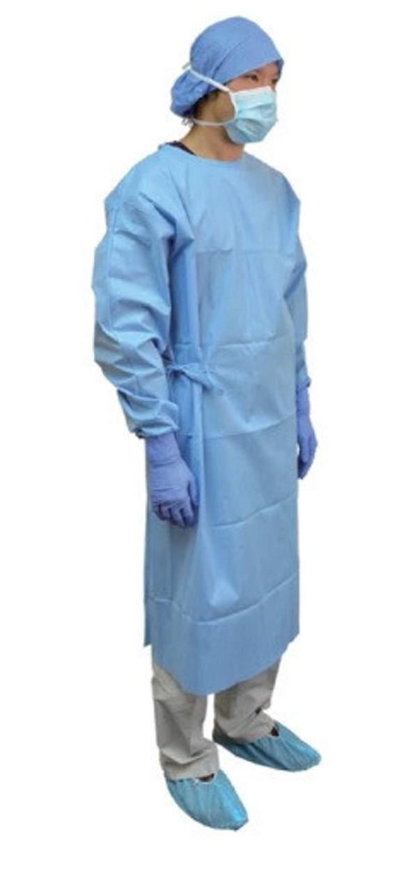 Amazon.com: Halyard Health 99284 Basics Non-Reinforced Surgical Gown,  Sterile, Regular, Large (Case of 20) : Industrial & Scientific