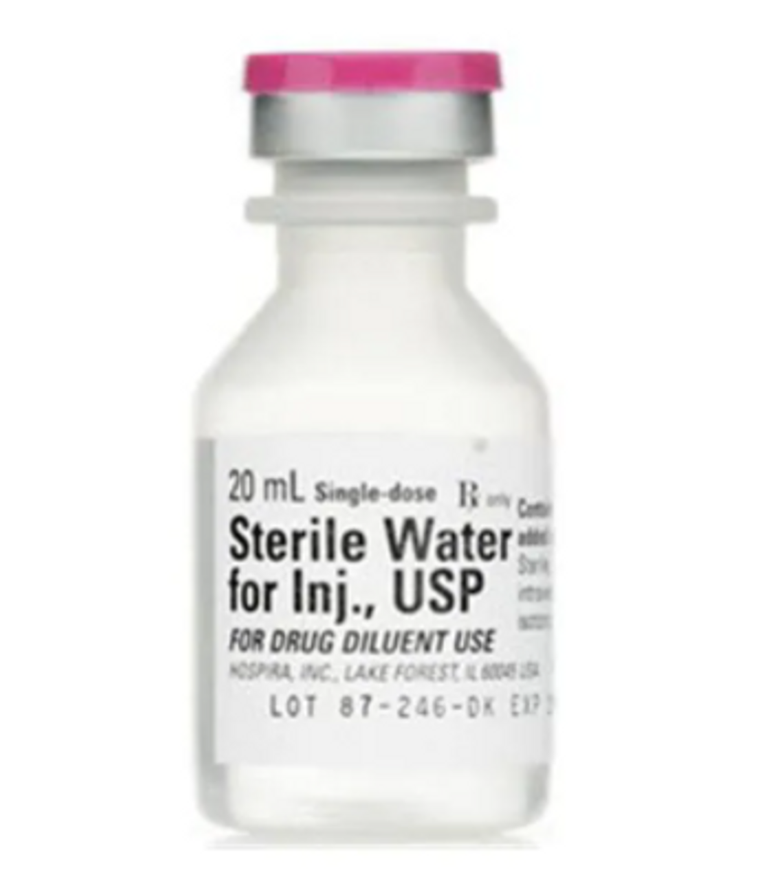 Sterile Water for Injection 20ml Vial Valuemed Professional Products
