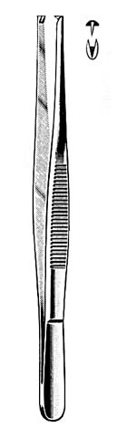 Buy Brophy Tissue Forceps - Fine 1X2 Teeth Online | Grey Medical