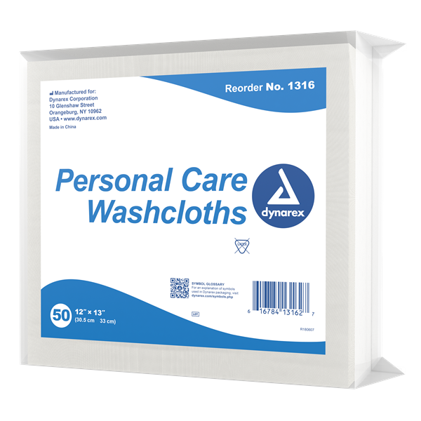 Disposable Dry Washcloths 12" x 13" 50/bag Valuemed Professional Products