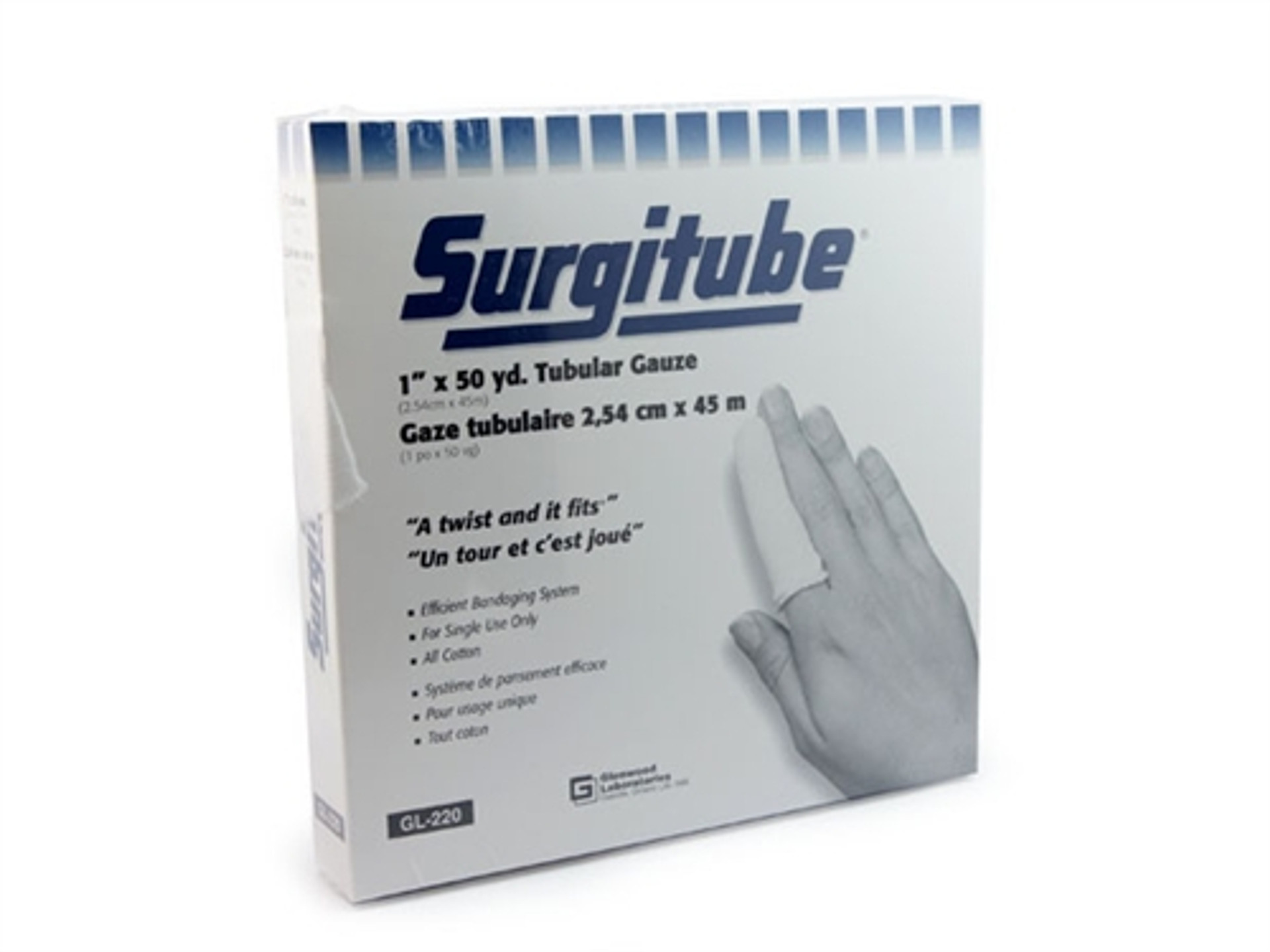 Surgitube Tubular Gauze, (Use with Applicator), Size 2, 1" x 50yds