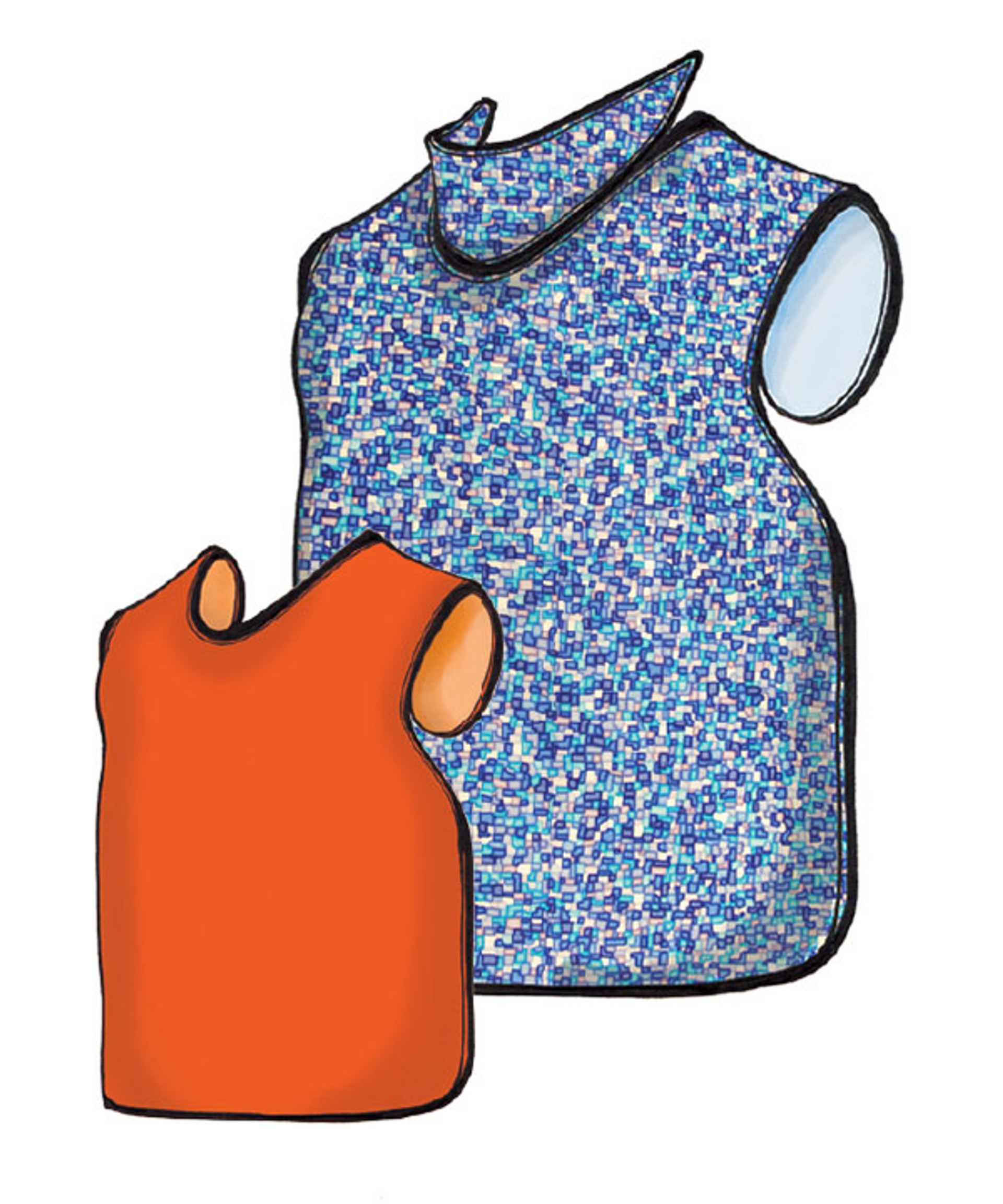 Ultraray Adult Patient Lead XRay Apron with Thyroid Shield Collar