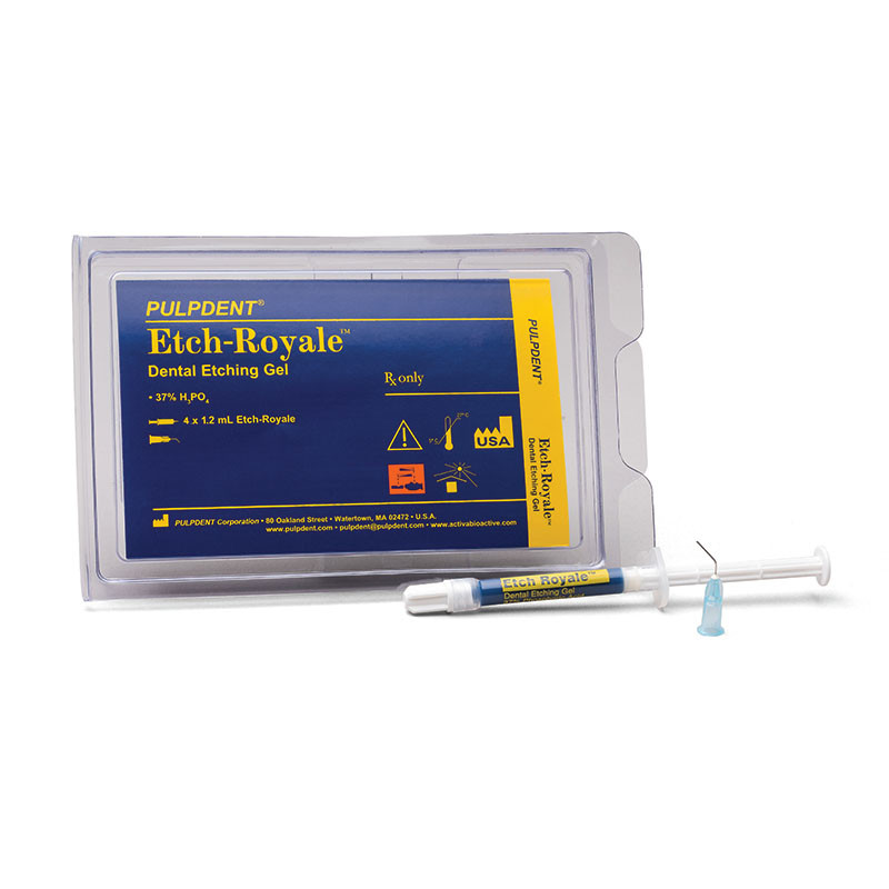 PulpDent EtchRoyale 37 Etching Gel Kit, 4 x 1.2 mL Valuemed