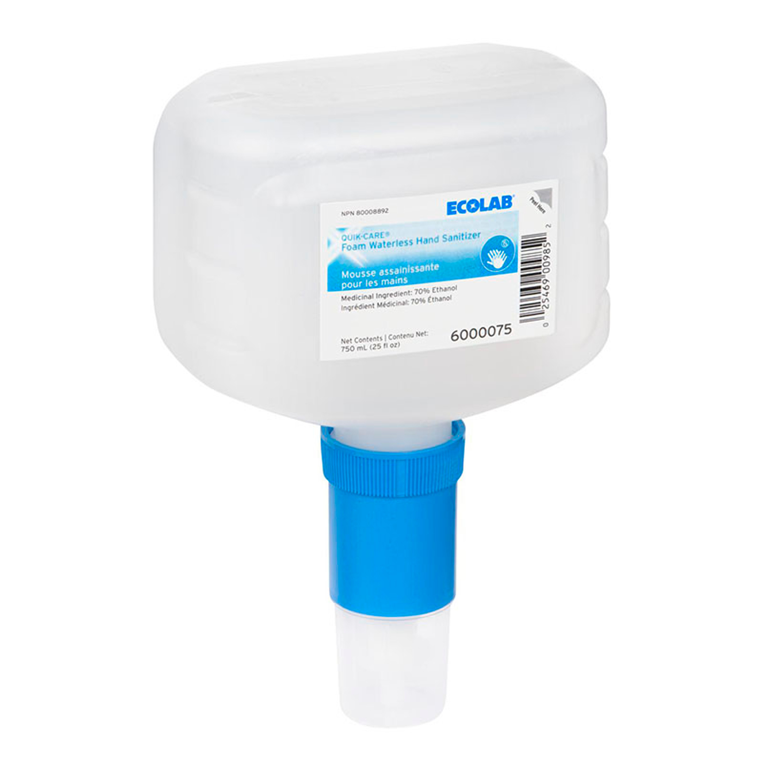 Ecolab QuikCare Foam Hand Sanitizer 70 v/v Ethyl Alcohol 750ml (Nexa