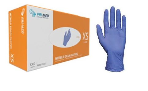 PRIMED Fit Nitrile Exam Gloves, 200/box