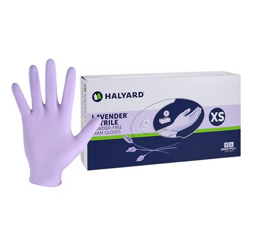 Halyard LAVENDER Nitrile Powder Free Gloves, 250/box - Valuemed