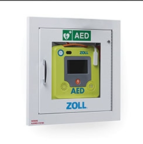 Zoll AED 3 Fully-Recessed Alarmed Wall Cabinet