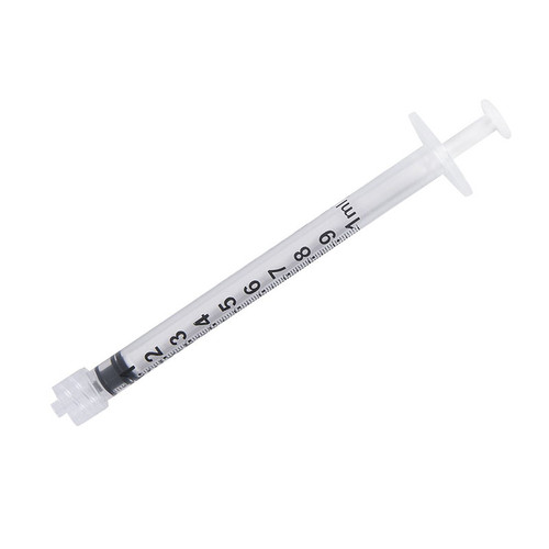 SOL-M Luer-Lock Syringe without Needle 1mL, 100/box