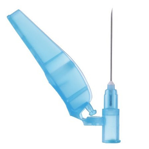 SOL-CARE Hypodermic Safety Needle blue