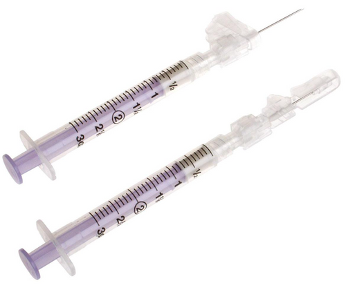 ABG Syringe Kit, 3ml Pulset Crickett System Needle Protection