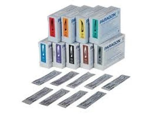 Paragon Scalpel Blades Stainless Steel  #21 100/bx