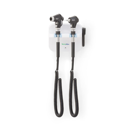 Welch Allyn Green Series 777 Wall Transformer with PanOptic Plus LED Ophthalmoscope, MacroView Plus LED Otoscope for iExaminer, with iExaminer SmartBracket Accessory