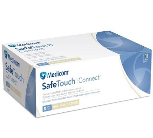 Medicom SafeTouch Connect Latex Powder Free Gloves  Extra Large 100/box