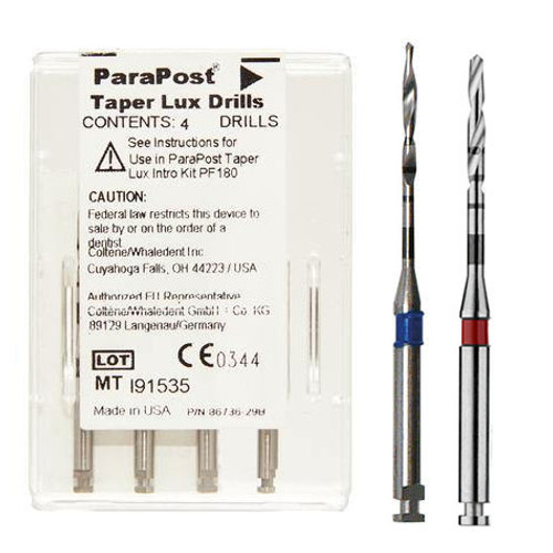 Coltene ParaPost Taper Lux Drills, 3/pkg