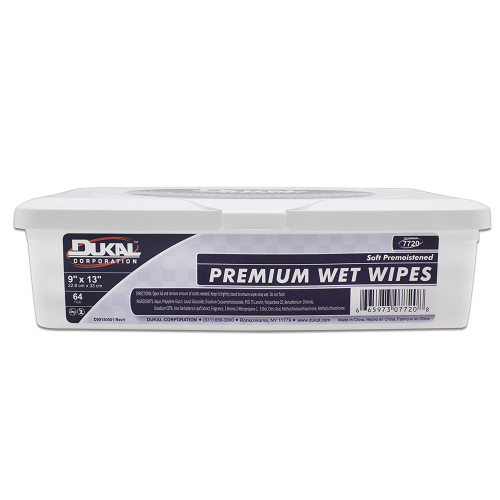 Personal Cleansing Wet Wipes, 64/tub