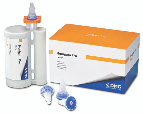 DMG Honigum Pro Heavy MixStar, Impression Material 1-380ml Cartridge, 10 MixStar Mixing Tips
