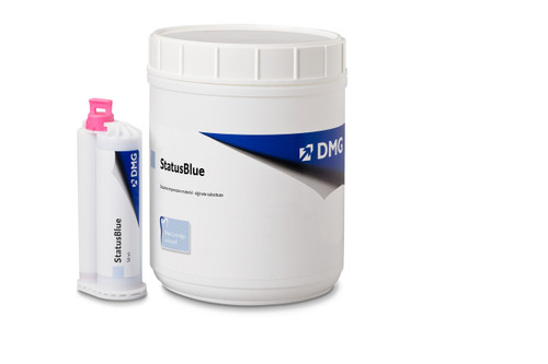 DMG StatusBlue MixStar Impression Material 1x380ml Cartridge, 10 MixStar Mixing Tips
