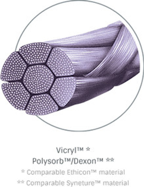 Look Suture Polysyn 5-0 Undyed Braided 18"/45cm, C3 13mm 3/8 Circle 493B. 12/bx Look Suture Polysyn 5-0 Undyed Braided 18"/45cm, C3 13mm 3/8 Circle 493B. 12/bx