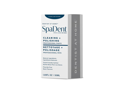 Spa Dent Naturals Cleaning + Polishing Paste 50ml Airless Pump. Each
