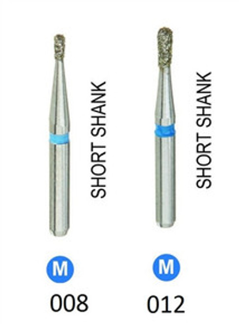 ValuDiamond Burs Pear Short Shank S830 10/pkg ValuDiamond Burs Pear Short Shank S830 10/pkg