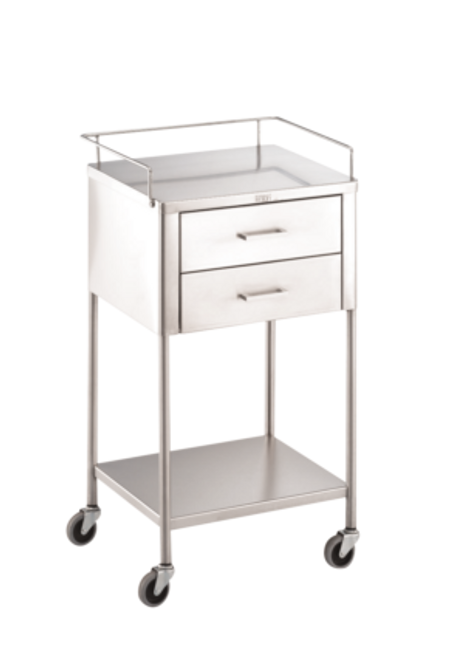 Blickman Utility Table Stainless Steel 2-Drawer Blickman Utility Table Stainless Steel 2-Drawer