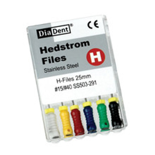 Diadent H-Files SS #10, 6/pkg