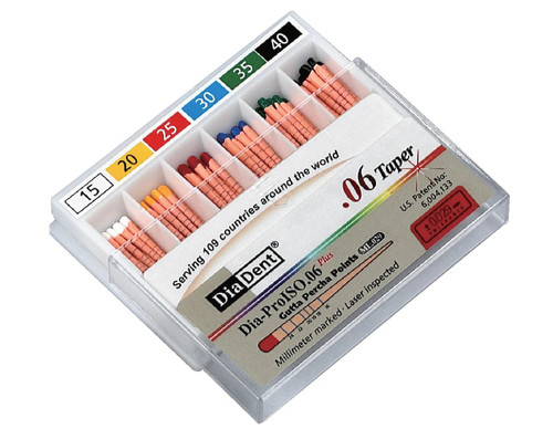 Diadent Dia-ProISO GT.06 Tapered Gutta Percha (Millimeter-Marked) 60/box