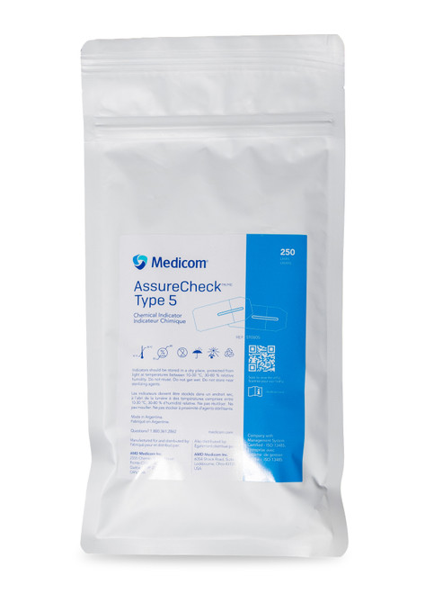 Medicom AssureCheck Type 5 Chemical Indicator, 250/bag