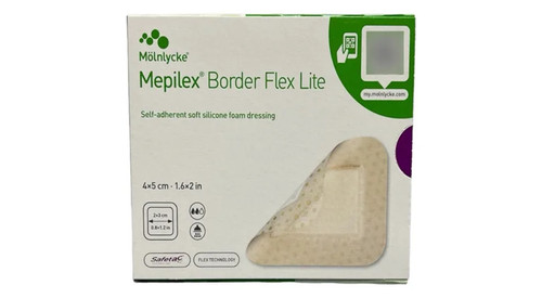 Mepilex Border Flex Lite 4x5cm, 10/Box.