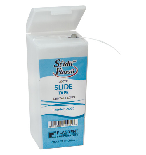 Plasdent Slidii Flossii PTFE - Slide Tape Dental Floss, each