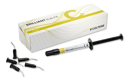 Coltene BRILLIANT Bulk Fill Flow Restorative Material, Syringe, 1 x 2.3 g