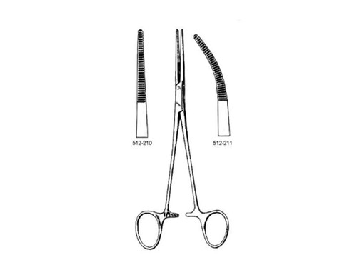 AMG Medical Kelly Forceps 6.25" (15.9 cm) Straight, OR Quality, Stainless Steel, each
