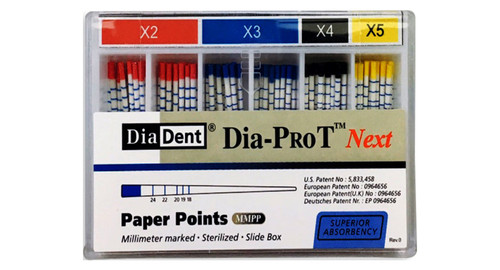 Diadent Dia-ProT NEXT Paper Point 100/Box