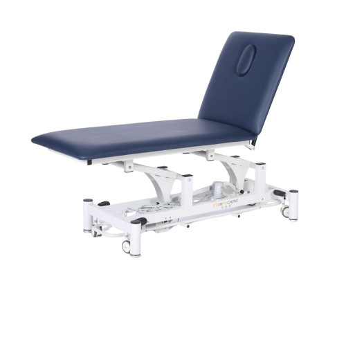 Coinfycare 2 Section Electric Examination Table EL02, ivory frame