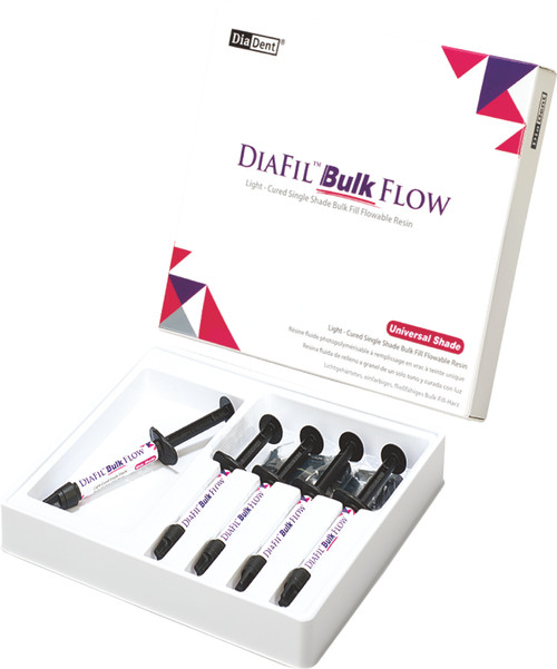 DiaDent DiaFil Bulk Flow Econo Pack (5 x 2g syringes + 25 tips) pkg