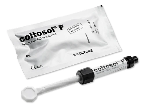 Coltene Coltosol F Temporary Filling Material, Syringe 5 x 8g, package