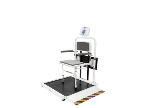 Health O Meter Digital Portable Ramp Scale with Fold Away Seat - 1,000 lbs